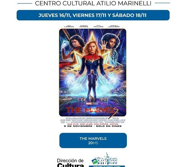 Atilio Marinelli, en cartelera THE MARVELS desde hoy jueves