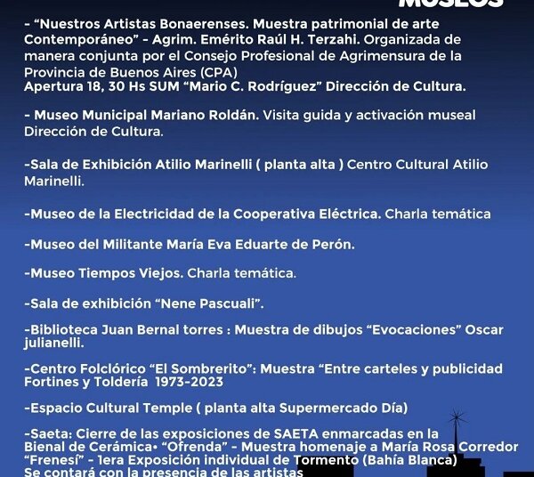 Noche de los Museos, hoy desde las 18.30 horas