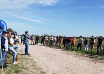 Muy buen marco de público acompañó la jornada ganadera a campo