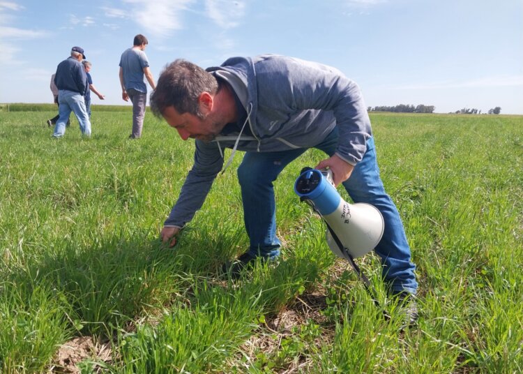 Muy buen marco de público acompañó la jornada ganadera a campo