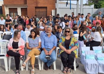 Autoridades municipales en diferentes actos oficiales de cierre del ciclo lectivo 2023
