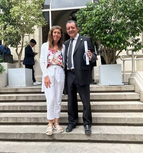 Julio Marini recibió  hoy el diploma de Intendente Electo