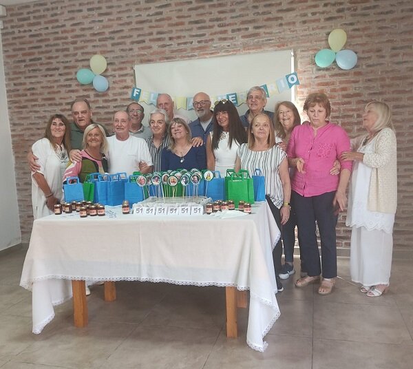 La Promo 1972 del Colegio Nacional celebró un nuevo aniversario