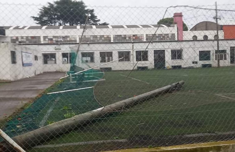 El temporal también azotó a Benito Juárez y dejó algunas consecuencias materiales