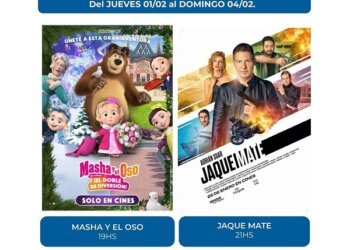 Masha y el Oso, además de Jaque Mate en la cartelera del Marinelli