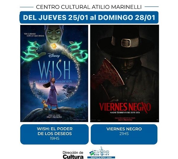 Wish y Viernes Negro las películas de este fin de semana en el Marinelli