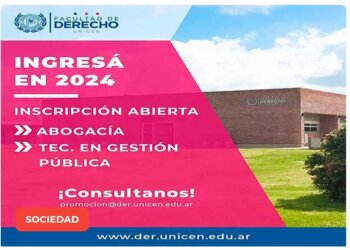 Ingreso 2024 en la Facultad de Derecho de Azul