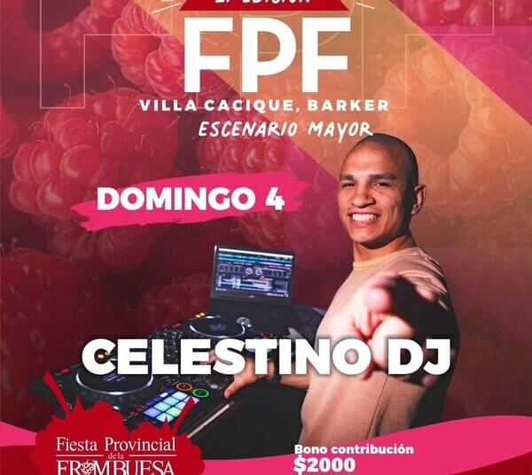 Comenzó la Fiesta Provincial de la Frambuesa, hoy enormes espectáculos musicales