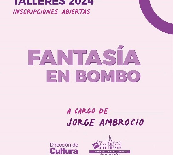 A partir de hoy se abre la inscripción a los Talleres de Dirección de Cultura