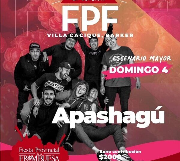 Comenzó la Fiesta Provincial de la Frambuesa, hoy enormes espectáculos musicales