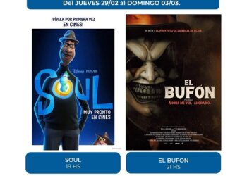 La cartelera del Atilio Marinelli para esta semana, Soul y El Bufón