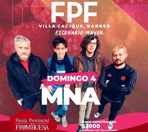 Comenzó la Fiesta Provincial de la Frambuesa, hoy enormes espectáculos musicales