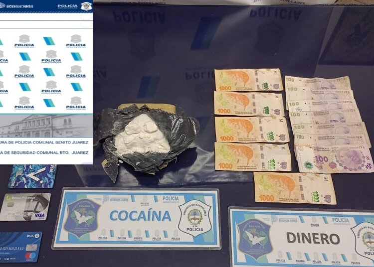 Un juarense fue aprehendido por poseer casi medio kg de cocaína