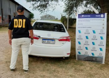 Encontraron en Benito Juárez un auto que había sido robado en Neuquén