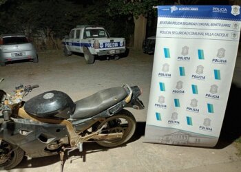 Se secuestró motocicletaestacionada en la vía pública la cual poseía caño de escape modificado