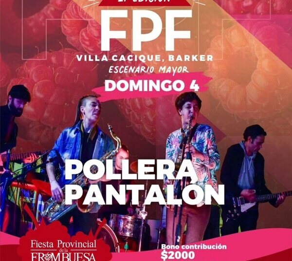 Comenzó la Fiesta Provincial de la Frambuesa, hoy enormes espectáculos musicales