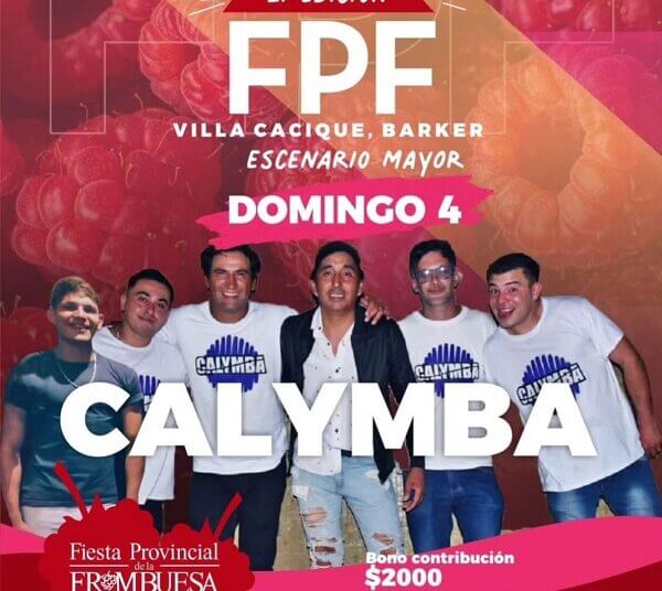 Comenzó la Fiesta Provincial de la Frambuesa, hoy enormes espectáculos musicales
