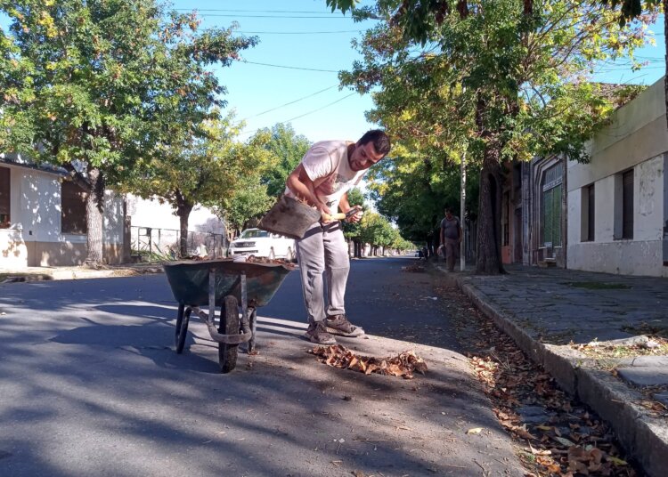  Se realizan trabajos de limpieza y mantenimiento en calles de la ciudad