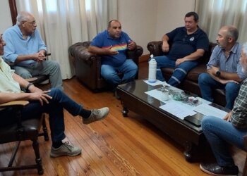 El intendente Julio Marini recibió a representantes de instituciones locales