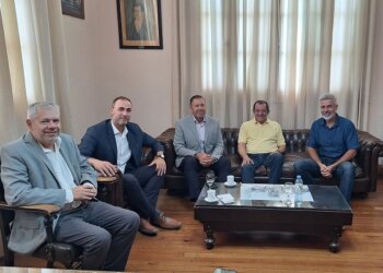 El intendente se reunió con autoridades del Banco de la Provincia de Buenos Aires