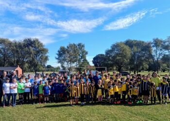 Se desarrolló el Encuentro de Fútbol Infantil en Tedín Uriburu