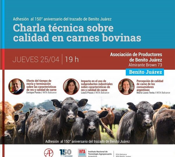 Charla Técnica sobre Calidad de carnes Bovinas