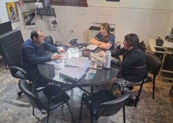 El intendente Julio Marini se reunió con la Subsecretaria de Minería de la Provincia