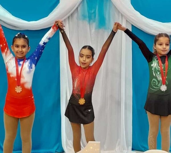 Seis primeros puestos lograron las patinadora de Juarense en el Regional de la Asociación Tandilense