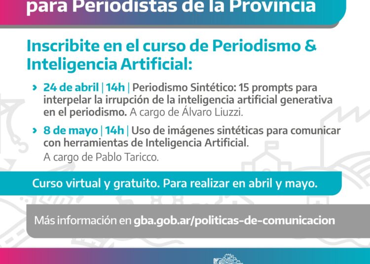 Ciclo de capacitaciones Abiertas para periodistas