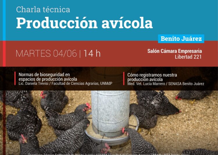 Charla técnica de producción avícola