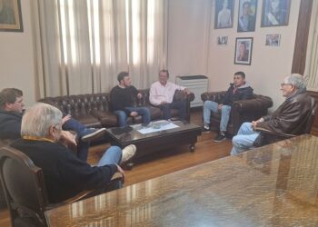 El intendente Marini recibió al boxeador Braian Pérez