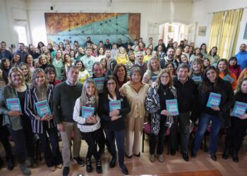 Visita del Director General de Cultura y Educación de la provincia, Alberto Sileoni