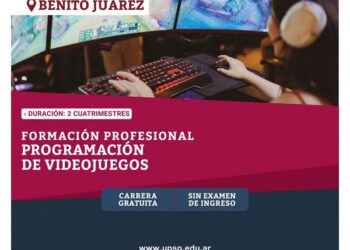 Mañana cierra la inscripción para el Trayecto de Formación Profesional en Programación de Videojuegos