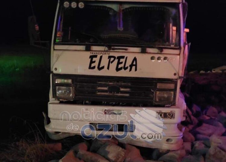 Choque de camiones en la ruta nacional 3 a la altura de Azul