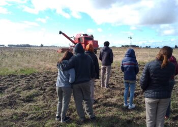 Planificación de actividades en sitio demostrativo agroecológico de Escuela Agropecuaria Nº1