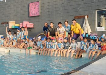 Jornada recreativa para las y los más pequeños en el Complejo Municipal de Piletas