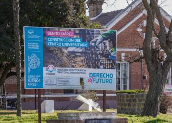 Programa Puentes | Avanzan los trabajos de la obra en el Centro Regional Universitario