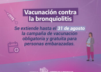 Prorrogan hasta fin de agosto la vacunación contra la bronquiolitis