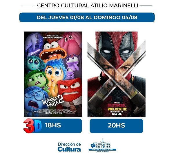 La cartelera para este fin de semana Intensamente 2 y Deadpool y Wolverinrine