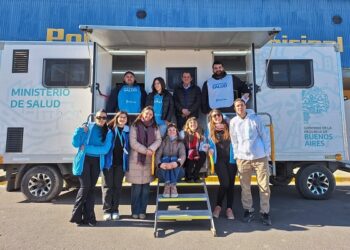 La Unidad Sanitaria Móvil del Ministerio de Salud visitó Benito Juárez
