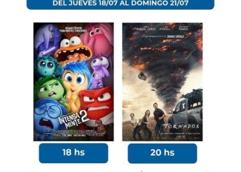Desde hoy y hasta el domingo Intensamente 2 y Tornados