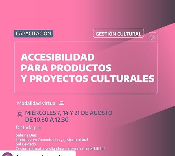El Instituto Cultural de la Prov. de Buenos Aires ofrece una formación virtual en Industrias Culturales.