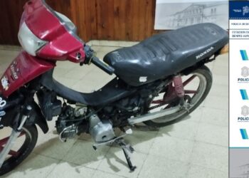 Hallaron en Juárez una moto que había sido robada en Tandil