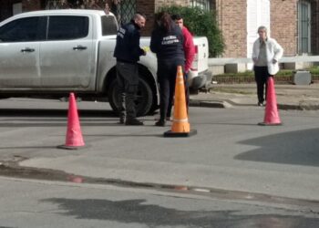 Esta mañana fue atropellada una joven mujer en el centro de la ciudad