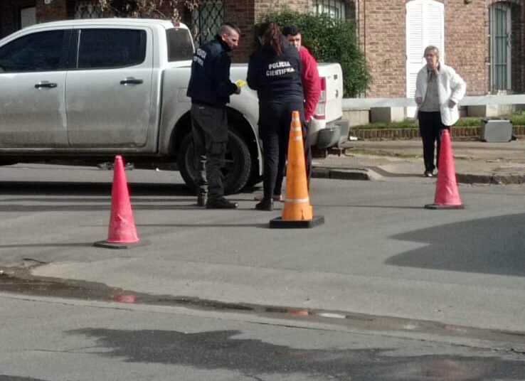 Esta mañana fue atropellada una joven mujer en el centro de la ciudad