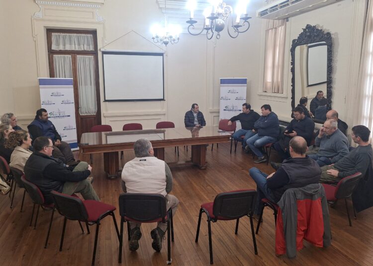 El intendente Marini se reunió con la Asociación de Productores
