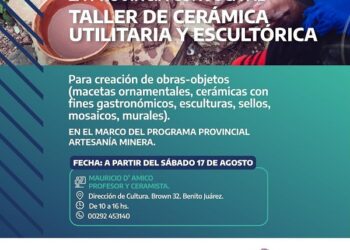 Convocatoria al #Taller INTENSIVO de CERÁMICA, Inscripciones abiertas