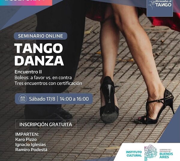Capacitaciones de TANGO DANZA