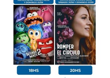 Intensamente 2 y Romper el Círculo en el Marinelli desde mañana jueves