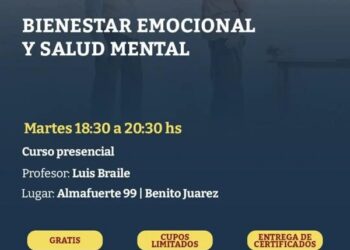 Abierta la inscripción para el curso de Bienestar Emocional y Salud Mental